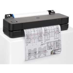 HP DesignJet T250 24-in Printer with 2-year Next Business Day Support, (5HB06H)