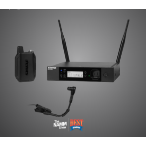 GLXD14R+/B98 Digital Wireless Rack System with BETAÂ®98H Flexible Gooseneck Microphone