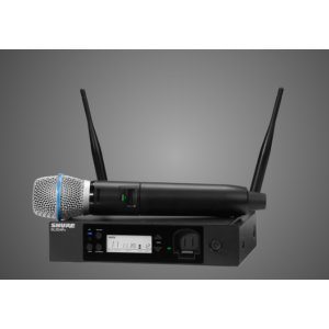 GLXD24R+/B87A Digital Wireless Rack System with BETAÂ®87A Vocal Microphone