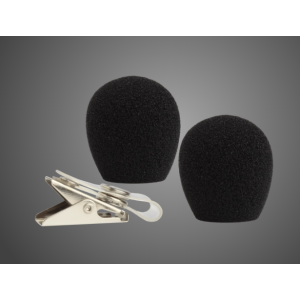 RK318WS Headset Microphone Windscreen and Clothing Clip