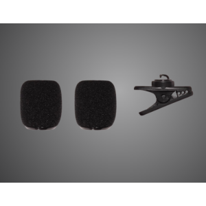 RK378 Replacement Kit with Clip + 2 Snap-Fit Foam Windscreens for SM35