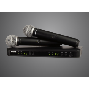 BLX288/PG58 Wireless Dual Vocal System with two PG58 Handheld Transmitters