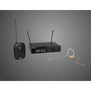 SLXD14/153T Wireless System with SLXD1 Bodypack Transmitter and MX153T Earset Headworn Microphone