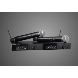 SLXD24D/SM58 Dual Wireless System with 2 SLXD2/58 Handheld Transmitters