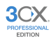 3CX IP PBX Phone System Professional Annual License - 4 Simultaneous Calls (Upgradable to 1,024 Simultaneous Calls)